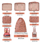 TravelMate 8-Piece Packing Cubes - Luggage Travel Bags by Handbags Specialist Headquarter | Available at Handbags Specialist Headquarter