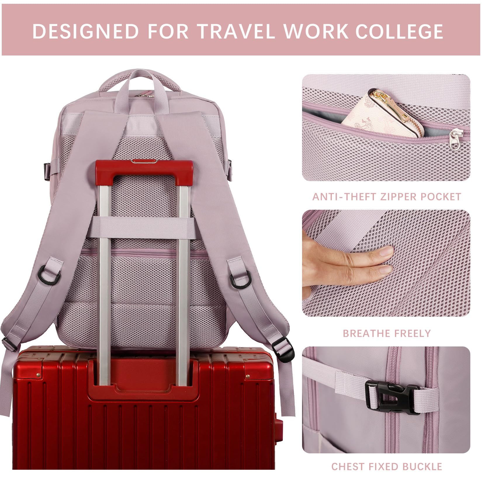 SHRRADOO Travel Backpack - Backpack Bags by Handbags Specialist Headquarter | Available at Handbags Specialist Headquarter