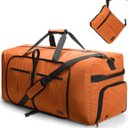 120L Foldable Waterproof Travel Duffel Bag with Shoe Compartment