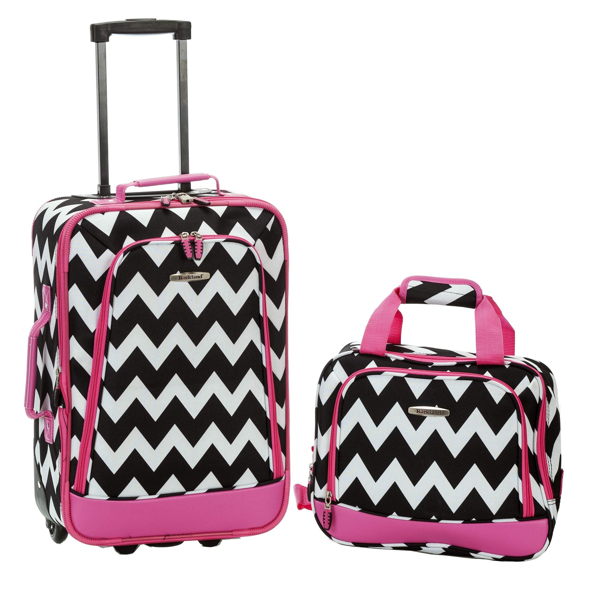 Rockland Expandable Dot Luggage Set - 2 Piece -  by Handbags Specialist Headquarter | Available at Handbags Specialist Headquarter