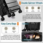 Hoteel 3-Piece Luggage Set - Luggage Travel Bags by Handbags Specialist Headquarter | Available at Handbags Specialist Headquarter