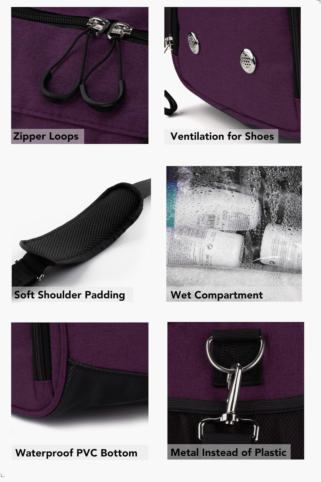 Fitgriff® Gym Bag with Shoe & Wet Compartment