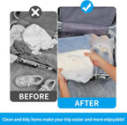 Travel Clear Shoe Bags - 5 Pack Waterproof Storage -  by Handbags Specialist Headquarter | Available at Handbags Specialist Headquarter