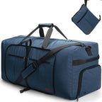 120L Foldable Waterproof Travel Duffel Bag with Shoe Compartment