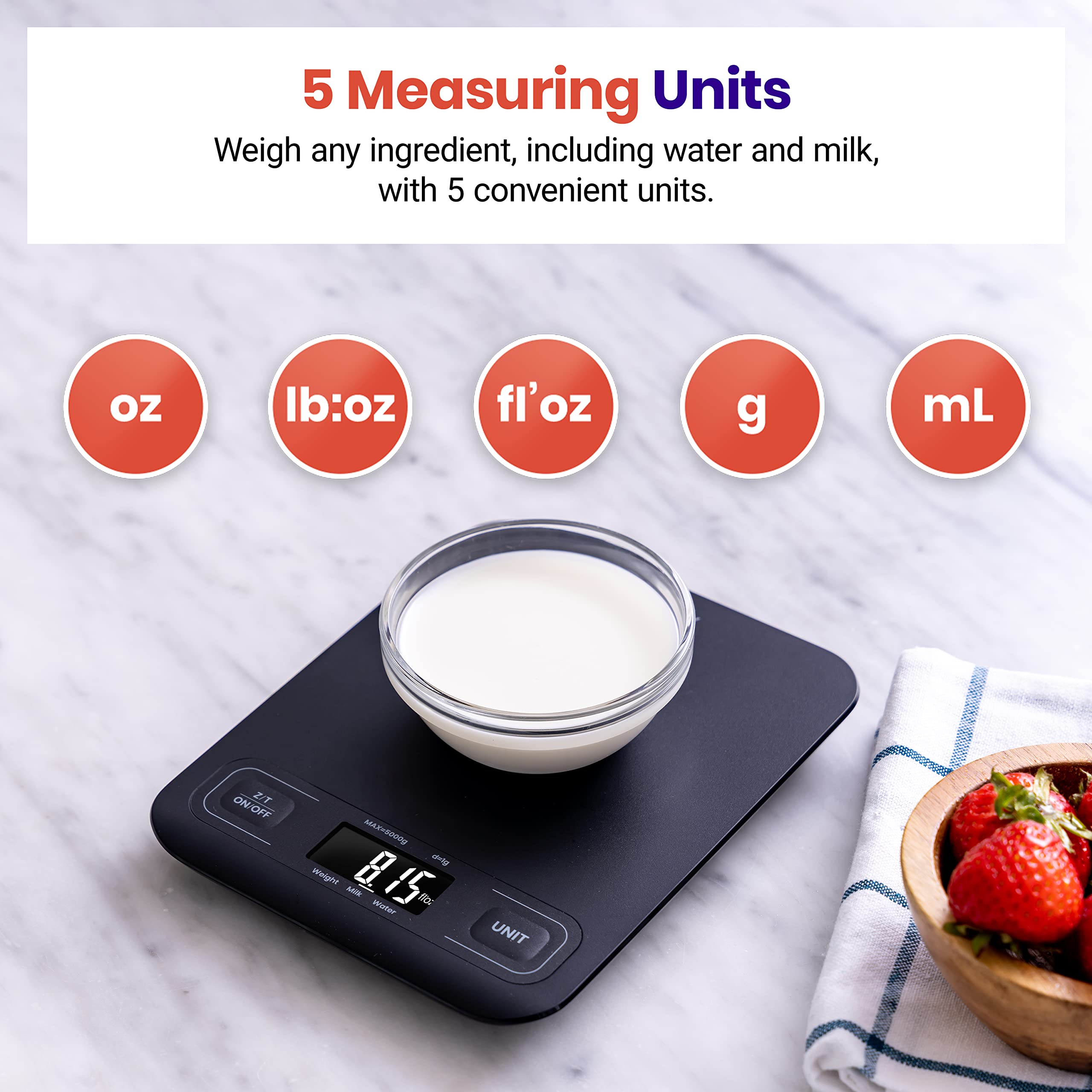 Etekcity Precision Scale: Grams & Ounces Master - Home & Kitchen by Handbags Specialist Headquarter | Available at Handbags Specialist Headquarter