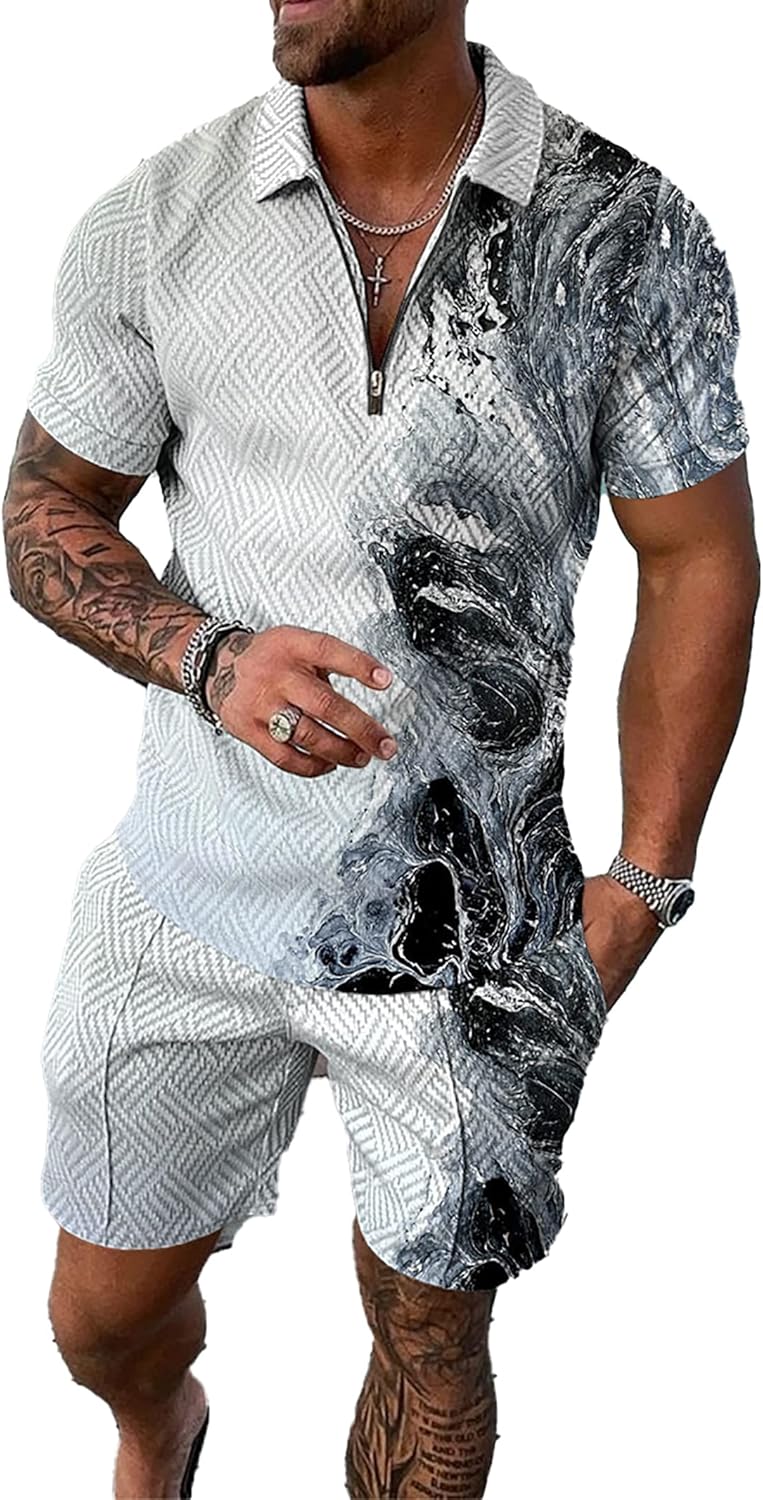 Men's Summer Tracksuit 2-Piece Set