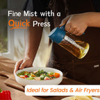 SprayMaster Duo: 16oz Olive Oil Dispenser - Black -  by Handbags Specialist Headquarter | Available at Handbags Specialist Headquarter