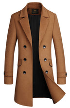Men's Premium Wool Blend Double Breasted Coat