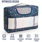 Veken Travel Cubes - 8 Piece Set - Luggage Travel Bags by Handbags Specialist Headquarter | Available at Handbags Specialist Headquarter