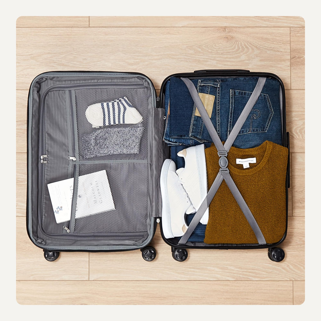 Rose Gold Hardside Carry-On - Luggage Travel Bags by Handbags Specialist Headquarter | Available at Handbags Specialist Headquarter