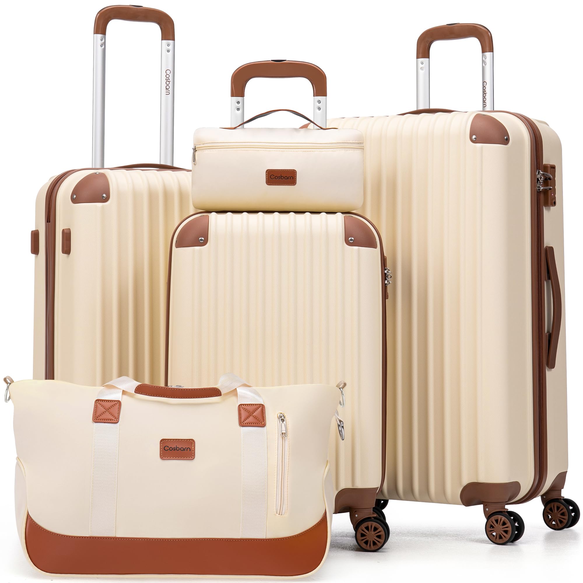 TravelPro 5-Piece Spinner Luggage Set -  by Handbags Specialist Headquarter | Available at Handbags Specialist Headquarter