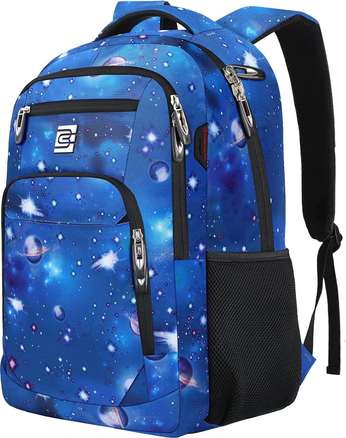 Volher Anti-Theft USB Laptop Backpack - Rose Red