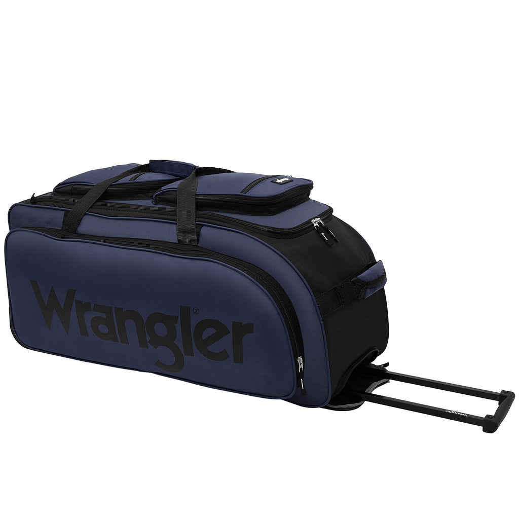 Wrangler Wesley Rolling Duffel Bag - Luggage Travel Bags by Handbags Specialist Headquarter | Available at Handbags Specialist Headquarter