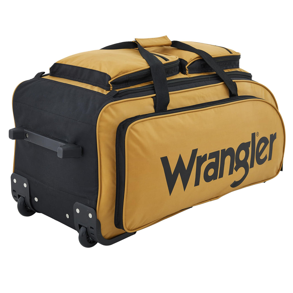 Wrangler Wesley Rolling Duffel Bag - Luggage Travel Bags by Handbags Specialist Headquarter | Available at Handbags Specialist Headquarter