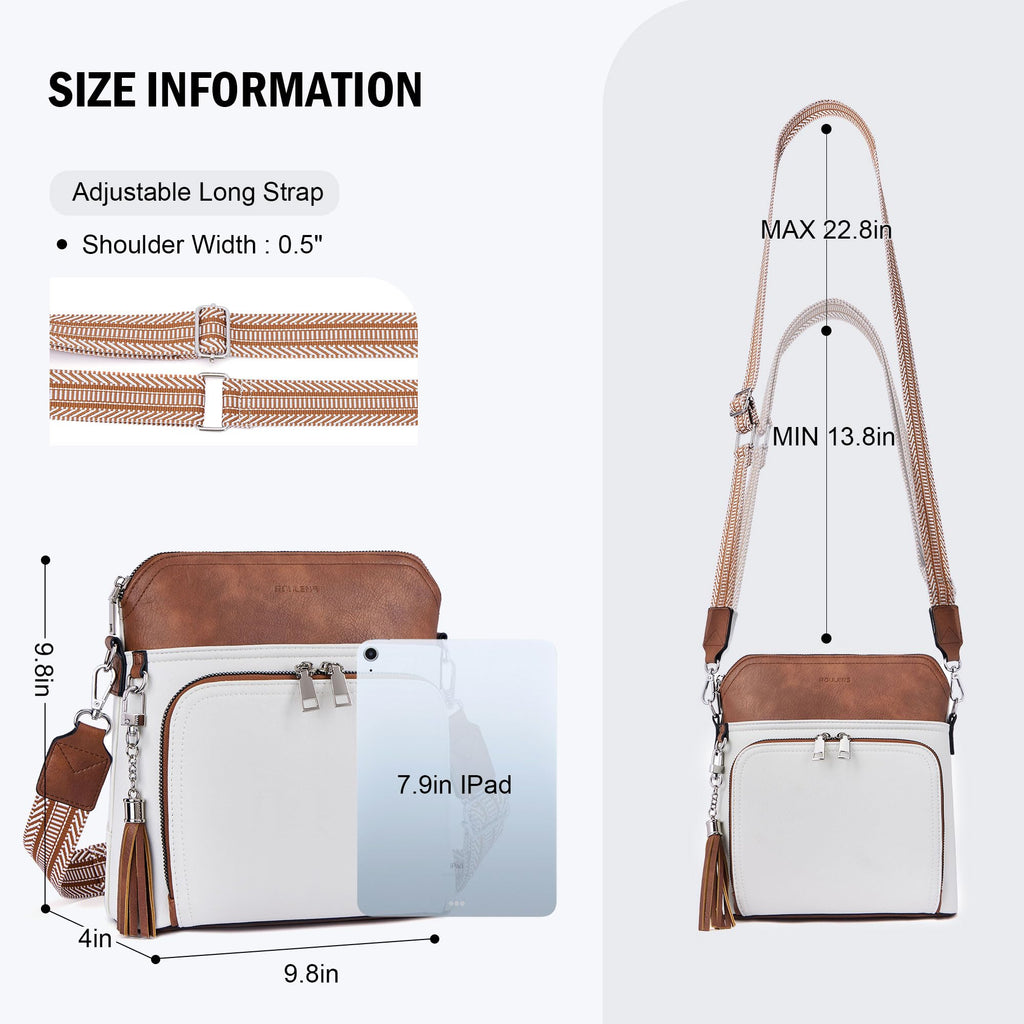 Tassel Charm Crossbody Bag for Women -  by Handbags Specialist Headquarter | Available at Handbags Specialist Headquarter
