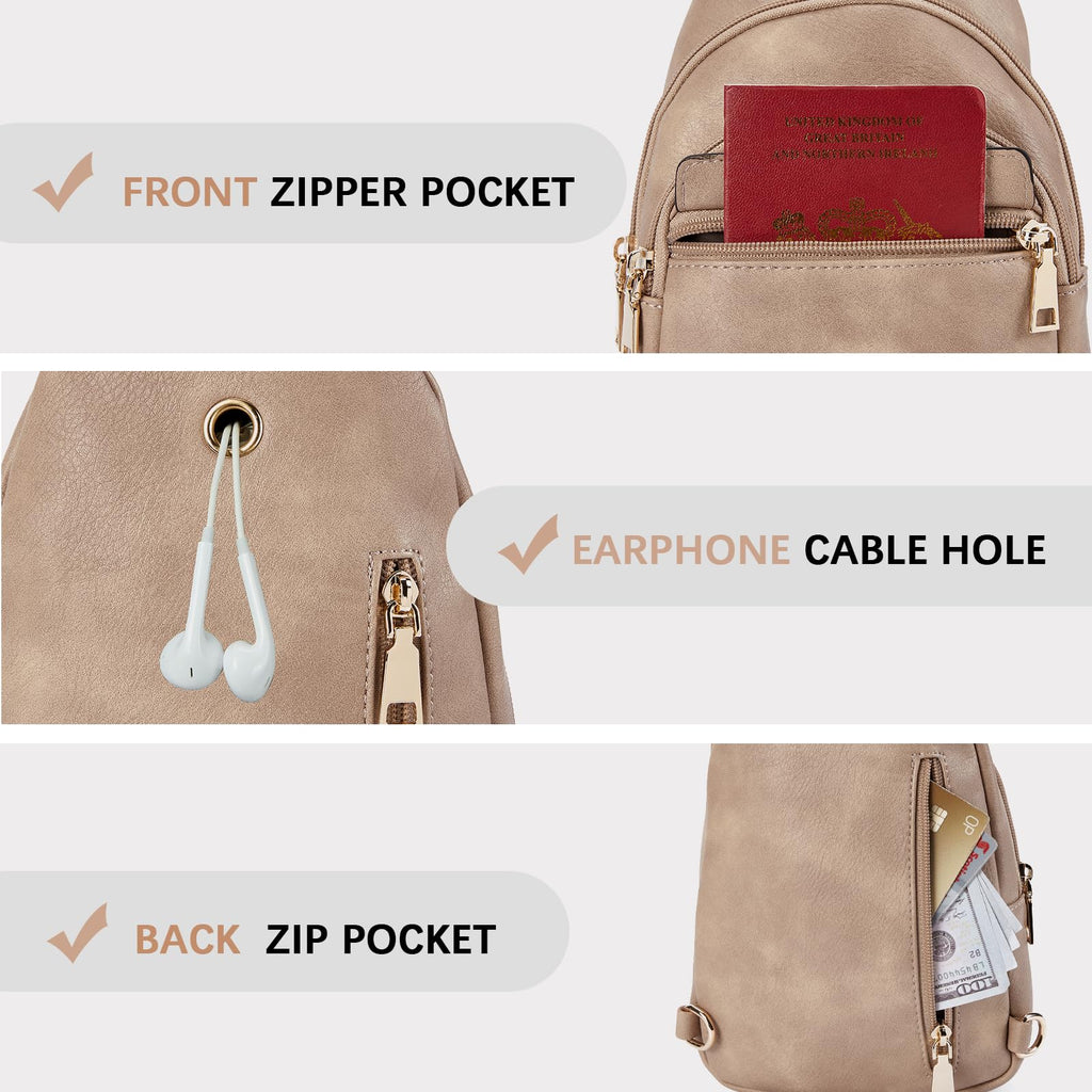 BOSTANTEN Chic Leather Crossbody Sling Bag -  by Handbags Specialist Headquarter | Available at Handbags Specialist Headquarter