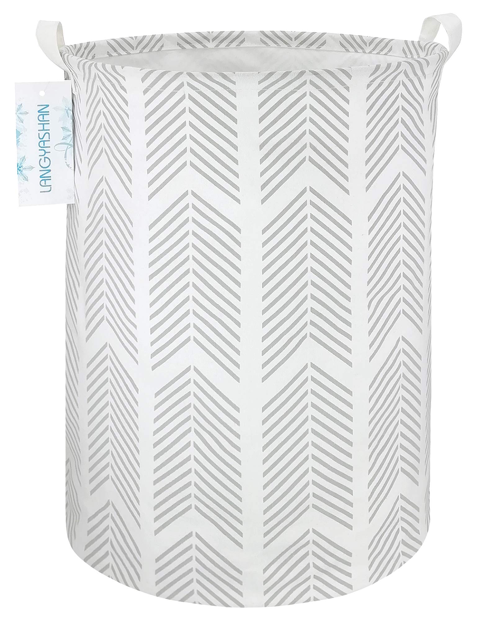 Collapsible Canvas Hamper by LANGYASHAN - Laundry Baskets by Handbags Specialist Headquarter | Available at Handbags Specialist Headquarter