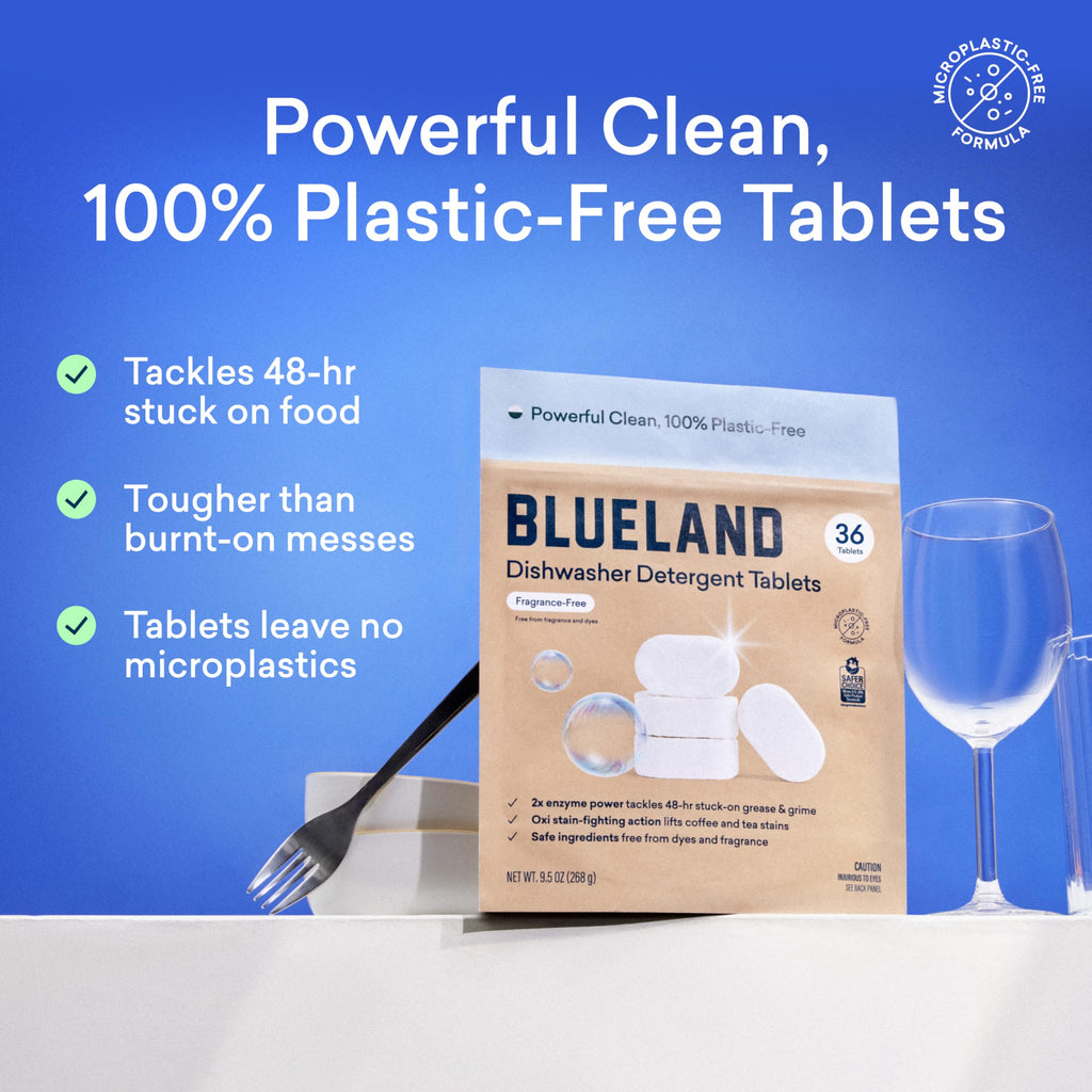 EcoClean Tabs: 60ct Plastic-Free Dishwasher Pods -  by Handbags Specialist Headquarter | Available at Handbags Specialist Headquarter