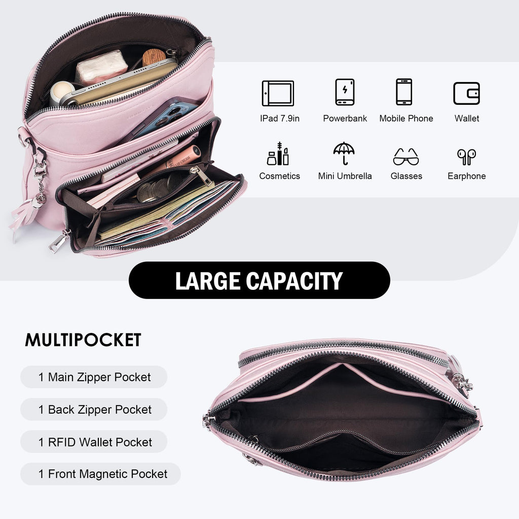 Tassel Charm Crossbody Bag for Women -  by Handbags Specialist Headquarter | Available at Handbags Specialist Headquarter