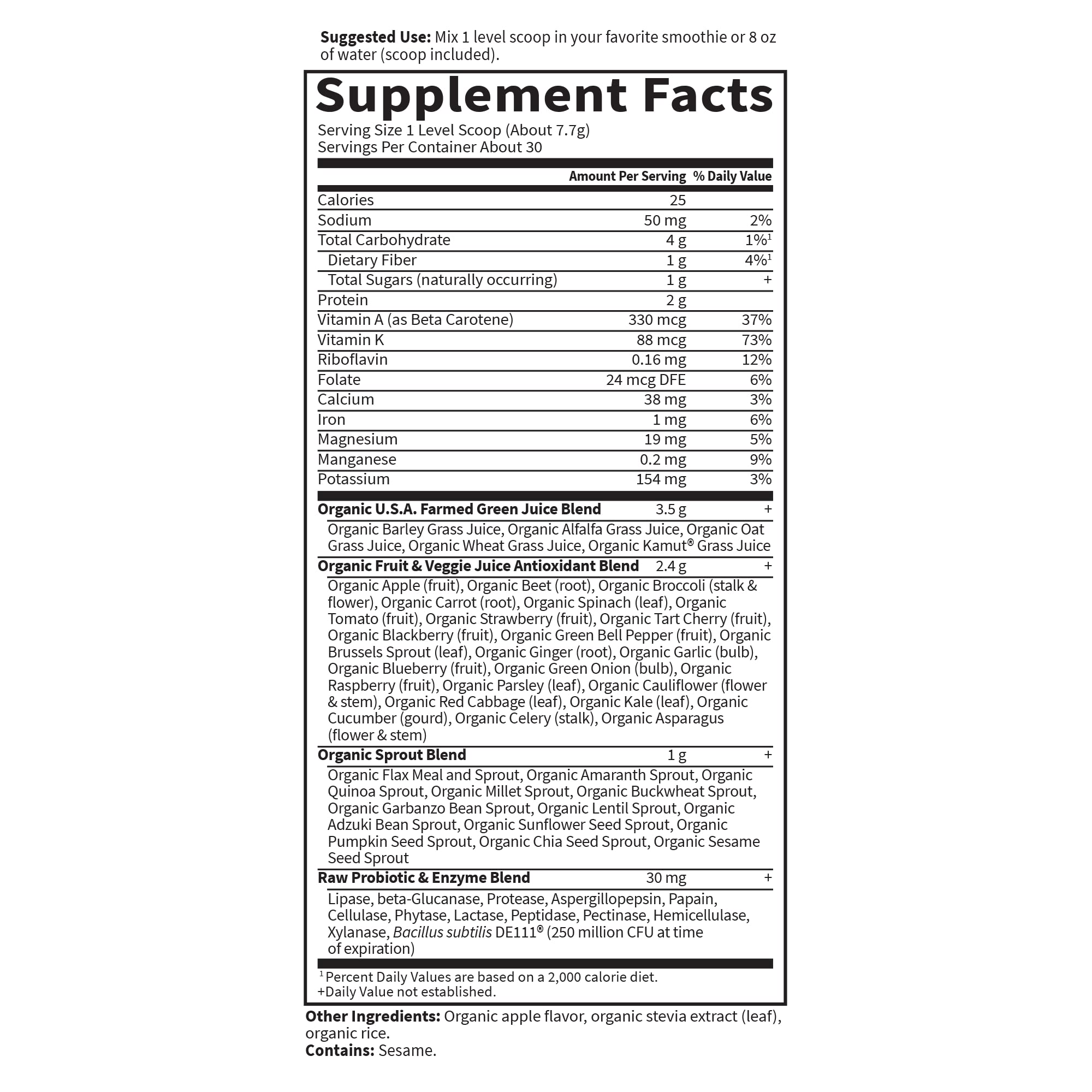 GreenVitality Superfood Powder - Juiced Greens Blend - Health Care by Handbags Specialist Headquarter | Available at Handbags Specialist Headquarter