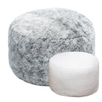 VersaPouf: Unstuffed Ottoman & Foot Rest Cover - Decor by Handbags Specialist Headquarter | Available at Handbags Specialist Headquarter