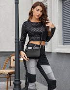 Retro Vegan Leather Shoulder Bag -  by Handbags Specialist Headquarter | Available at Handbags Specialist Headquarter