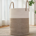 Purple Woven 80L Laundry Basket & Storage Bin - Hampers by JMvicyroam | Available at Handbags Specialist Headquarter