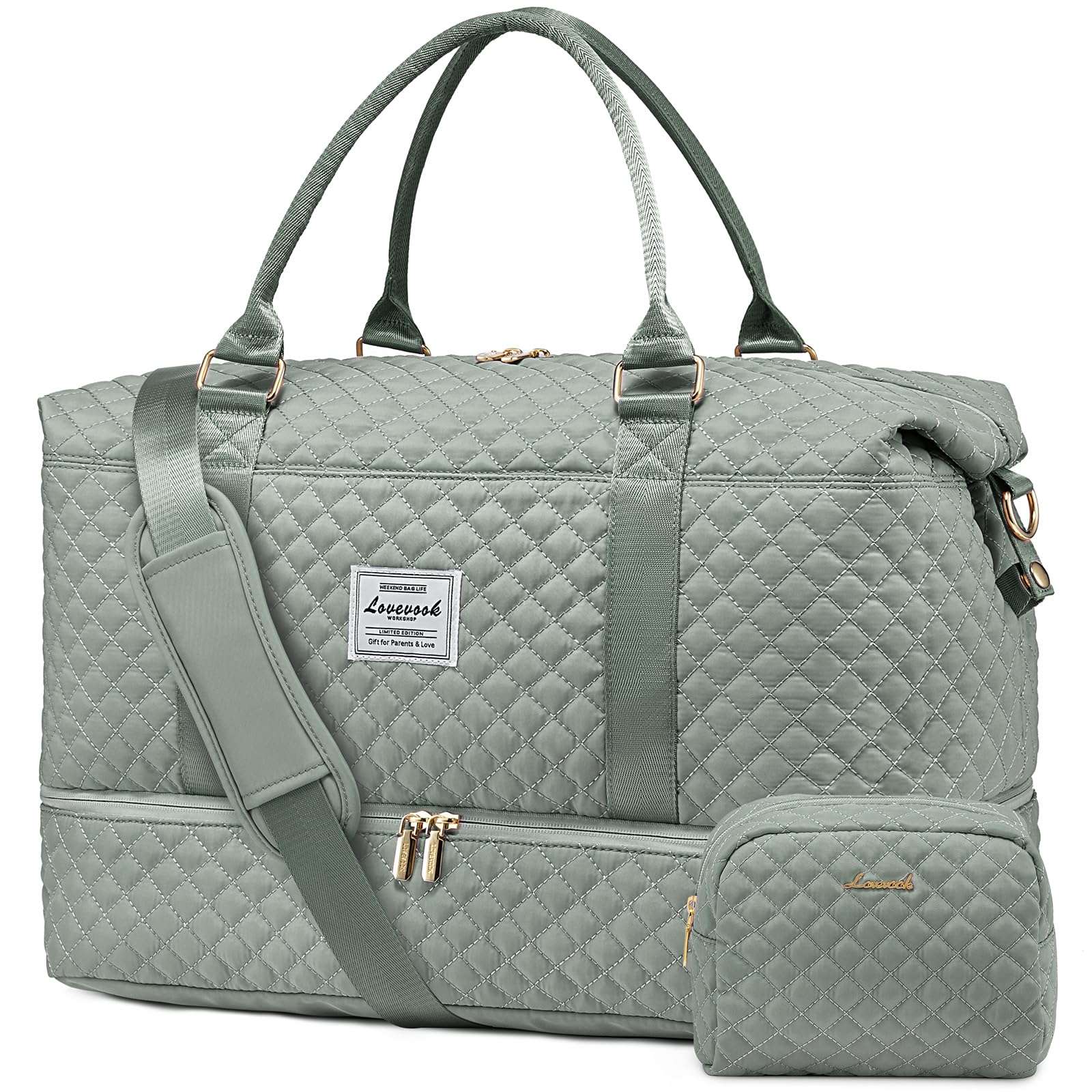 LOVEVOOK All-in-One Duffle: Travel & Gym Ready - Luggage Travel Bags by Handbags Specialist Headquarter | Available at Handbags Specialist Headquarter