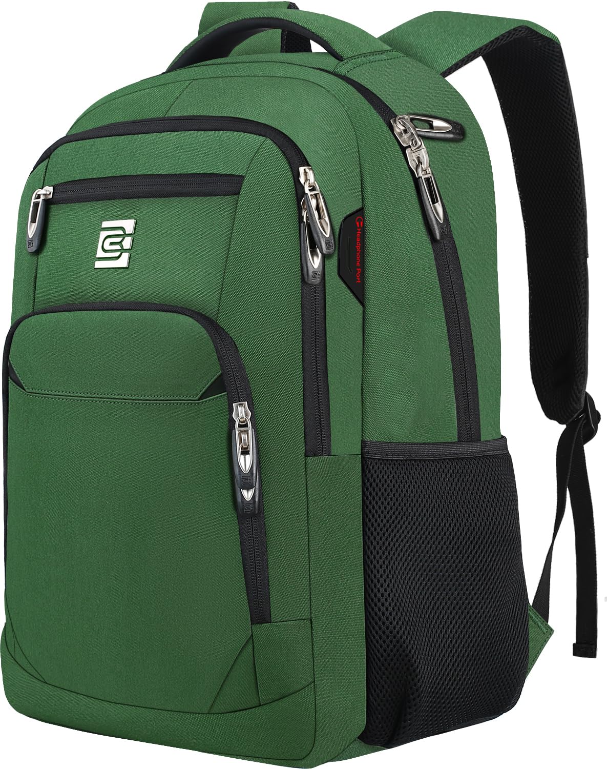 Volher Anti-Theft USB Laptop Backpack - Rose Red
