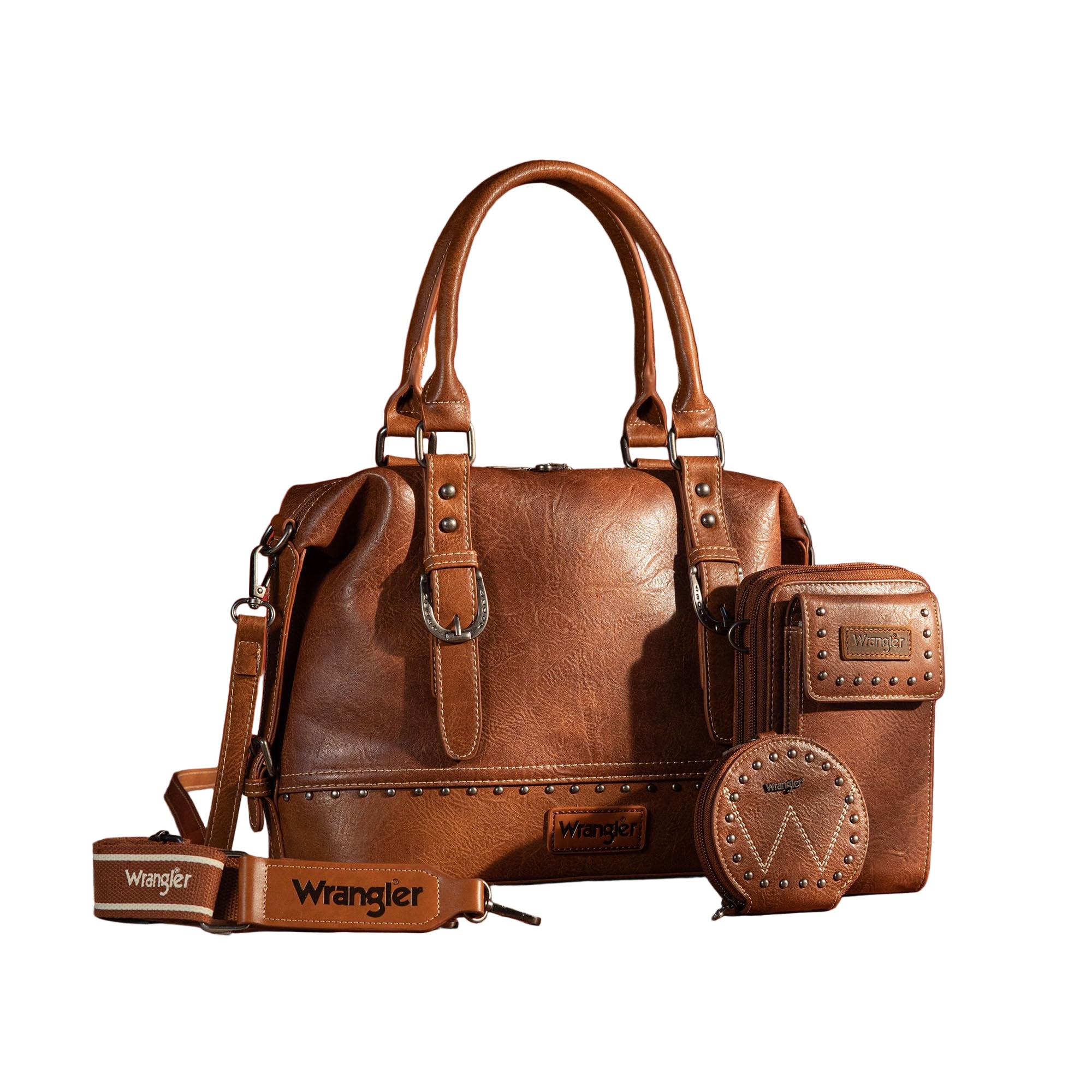 Wrangler Women's Trio: Satchel, Phone Bag & Coin Purse
