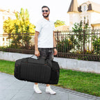 AquaRoll 29 Quilted Wheeled Duffle Backpack -  by Handbags Specialist Headquarter | Available at Handbags Specialist Headquarter