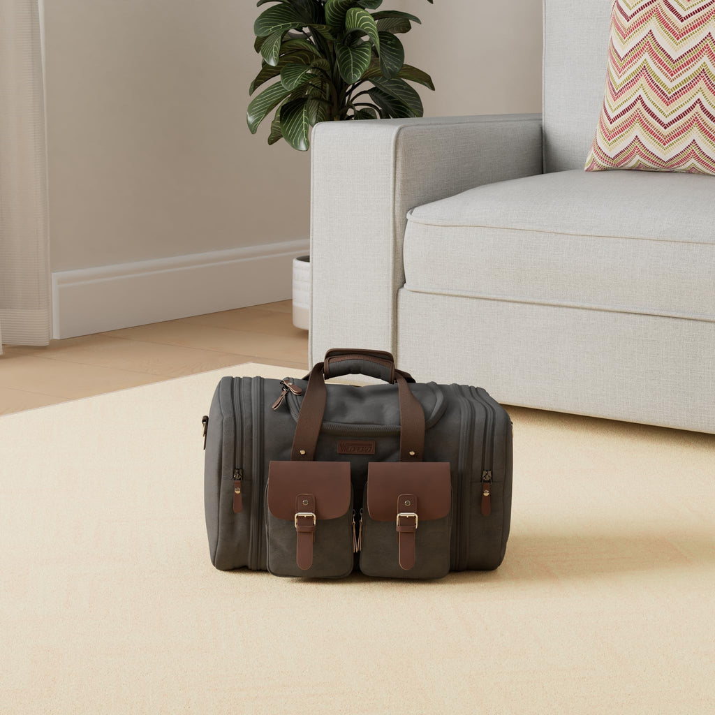 Wildroad 50L Waxed Canvas Waterproof Duffle Bag