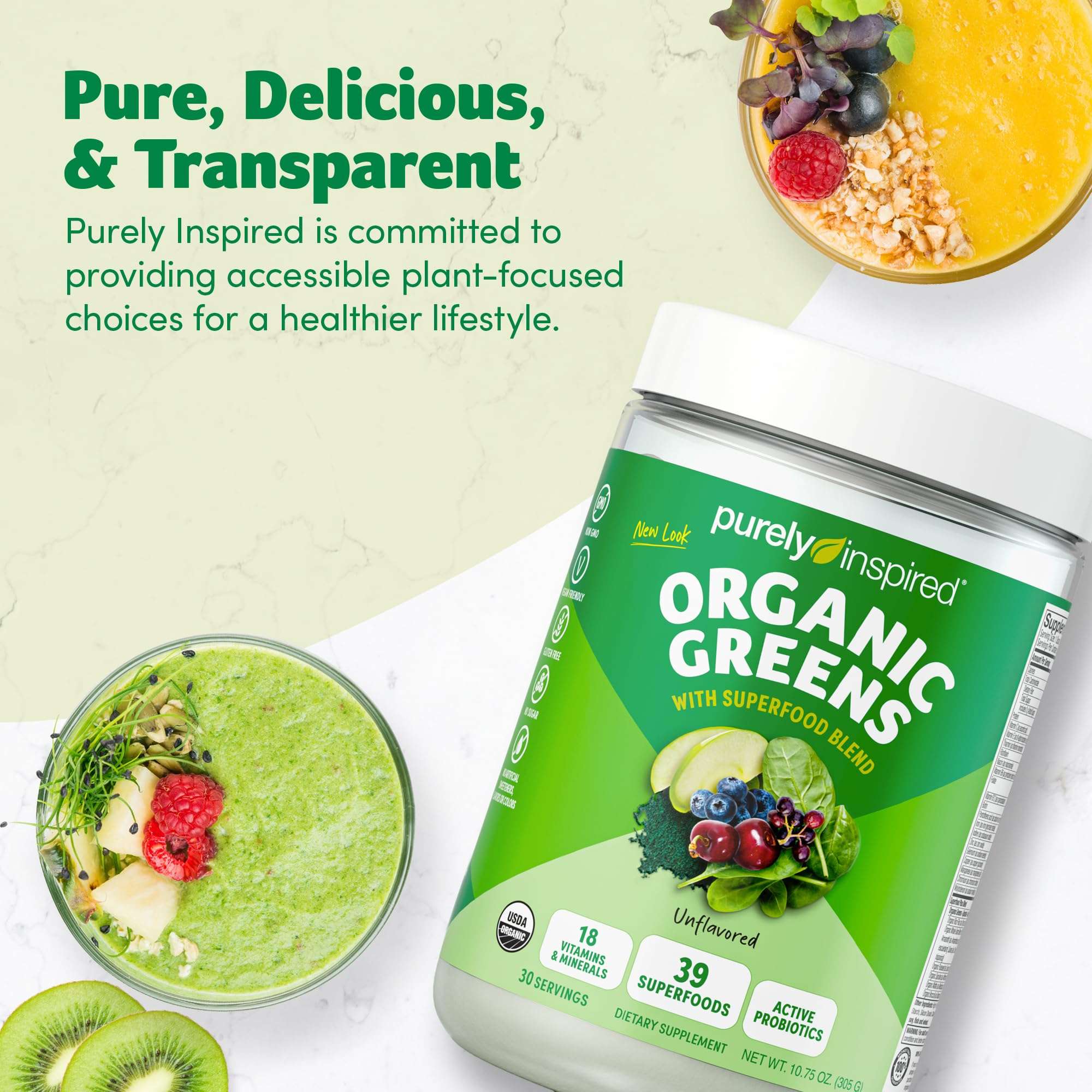 GreenBoost Superfood Smoothie Mix - Unflavored Bliss - Health Care by Handbags Specialist Headquarter | Available at Handbags Specialist Headquarter