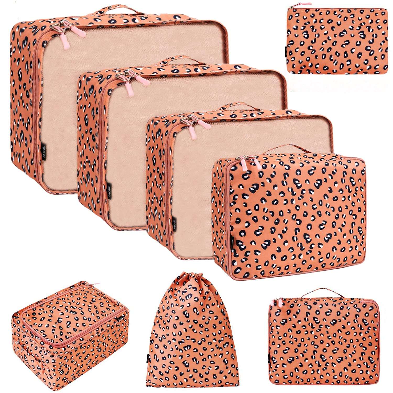 TravelMate 8-Piece Packing Cubes - Luggage Travel Bags by Handbags Specialist Headquarter | Available at Handbags Specialist Headquarter