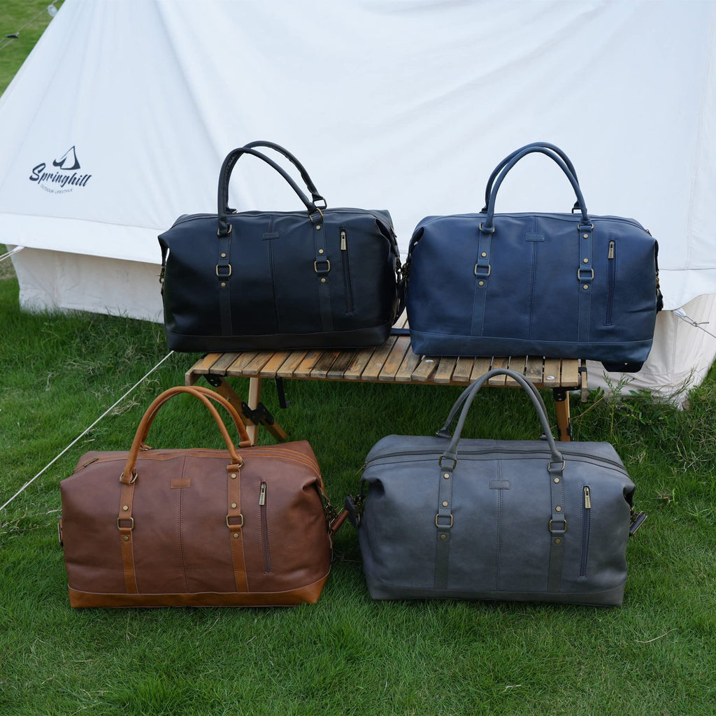 BAOSHA Vegan Leather Oversized Duffel Bag