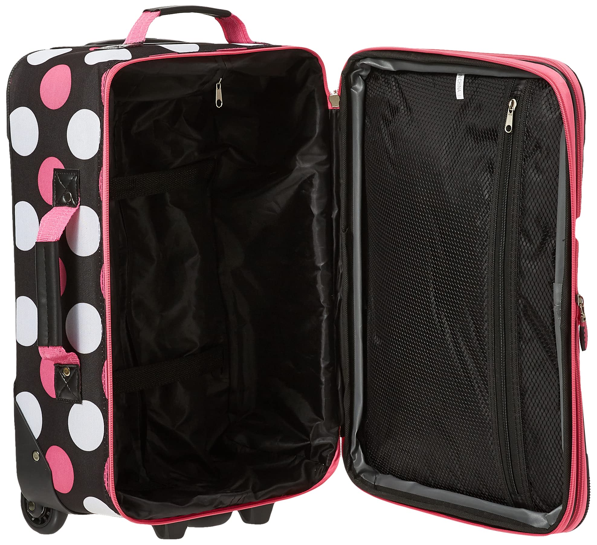 Rockland Expandable Dot Luggage Set - 2 Piece -  by Handbags Specialist Headquarter | Available at Handbags Specialist Headquarter