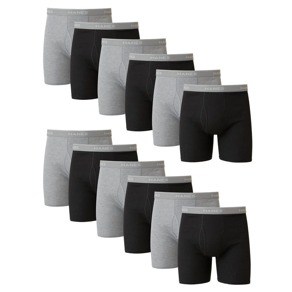 Hanes Men's Boxer Briefs Pack - Cool & Breathable
