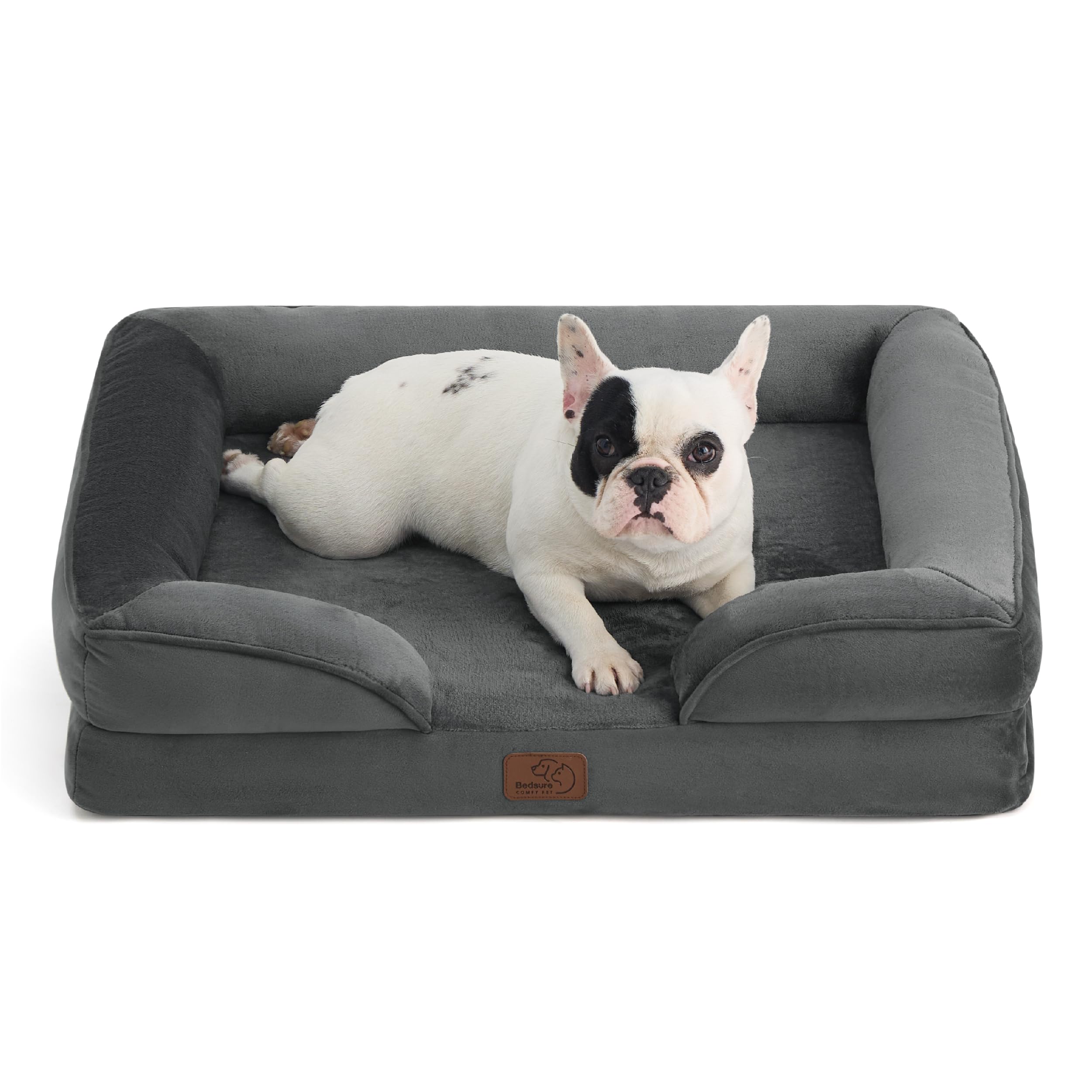 ComfyPaws Orthopedic Washable Dog Sofa - Large, Grey -  by Handbags Specialist Headquarter | Available at Handbags Specialist Headquarter