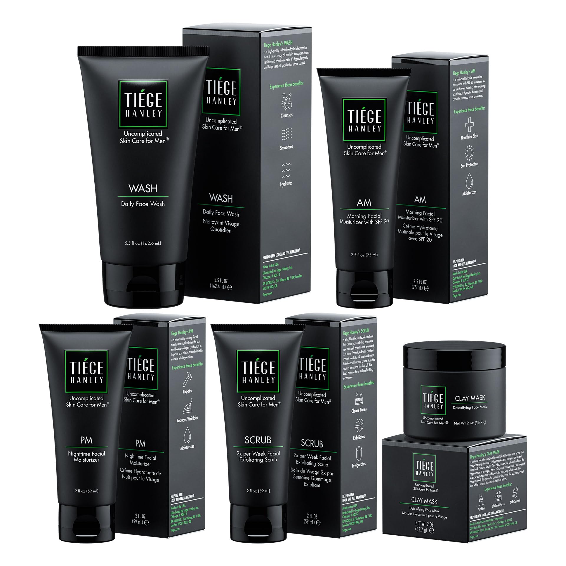 Tiege Hanley Men's Skin Care Set - Level 1 Kit
