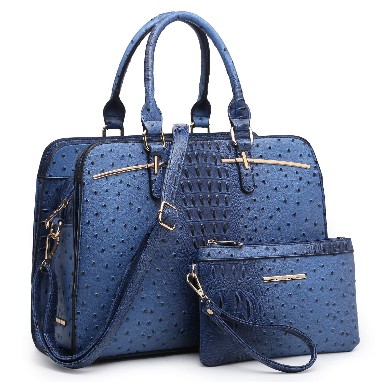 Women’s 2pc Tote & Wallet Handbag Set with 3 Compartments