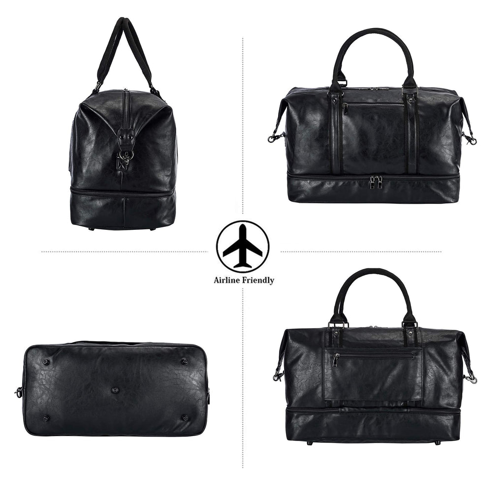 Weekender Overnight Travel Bag with Shoe Pouch