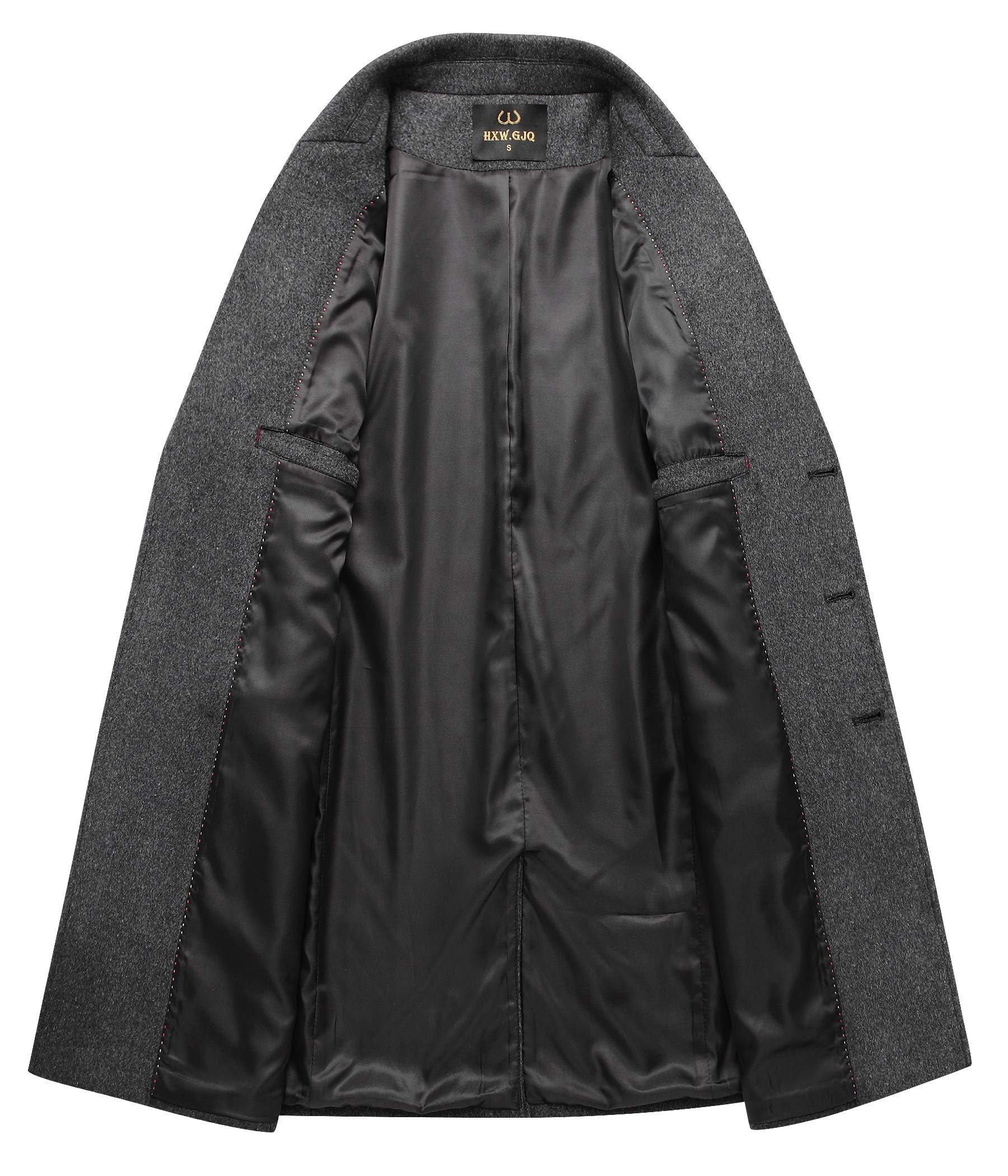 Men's Premium Wool Blend Double Breasted Coat