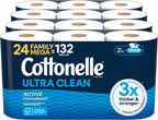 Cottonelle Ultra CleanRipples 24 Mega Rolls Pack -  by Handbags Specialist Headquarter | Available at Handbags Specialist Headquarter