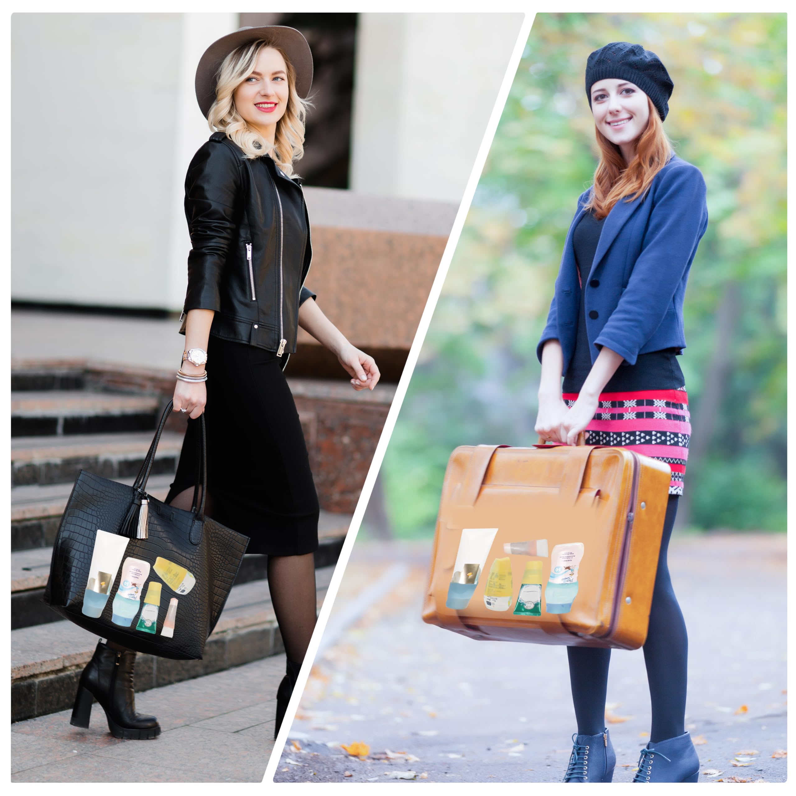 TravelGuard Silicone Bottle Covers: Leak-Proof Essentials -  by Handbags Specialist Headquarter | Available at Handbags Specialist Headquarter