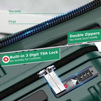 BEOW Spinner Luggage Set - Luggage Travel Bags by Handbags Specialist Headquarter | Available at Handbags Specialist Headquarter