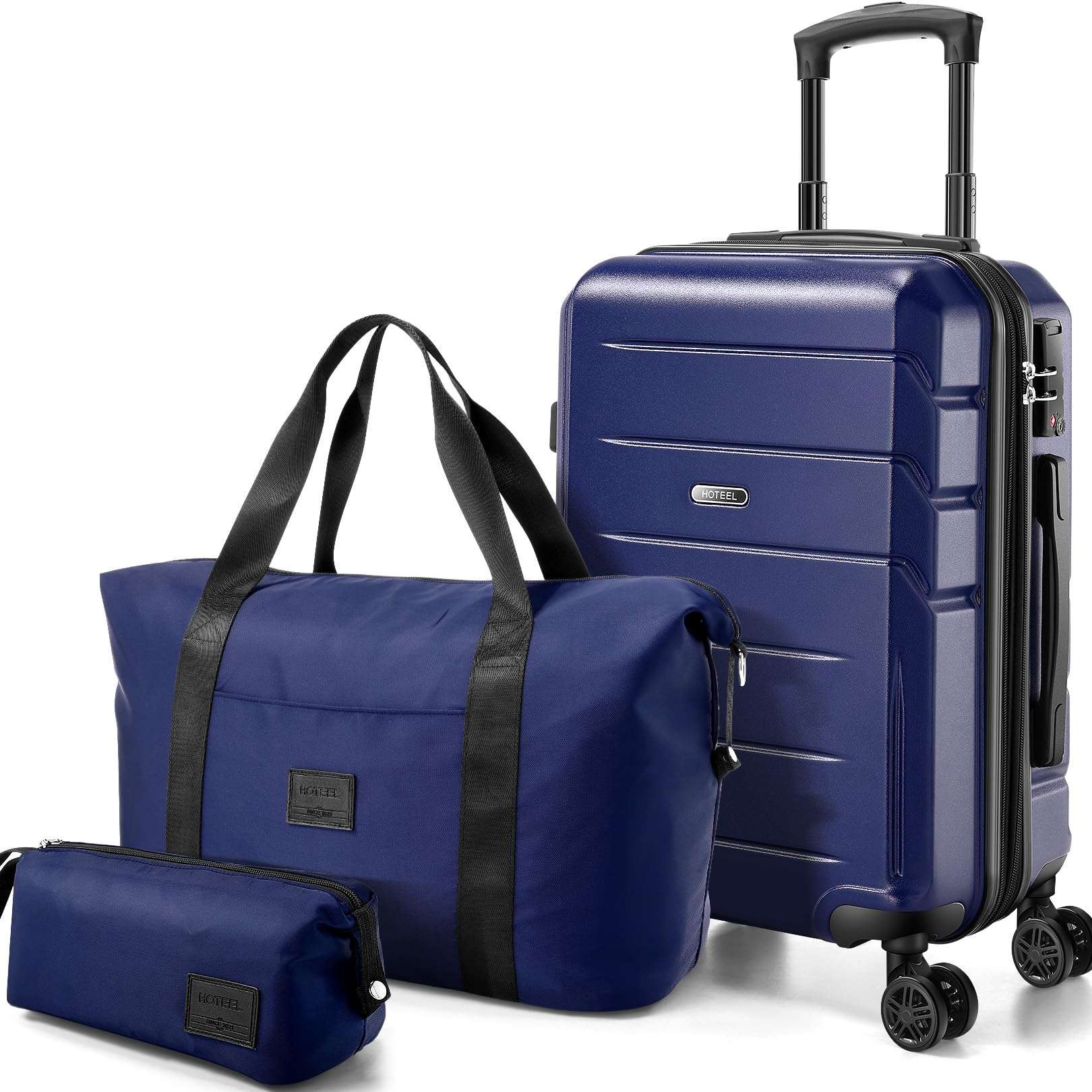 Hoteel 3-Piece Luggage Set - Luggage Travel Bags by Handbags Specialist Headquarter | Available at Handbags Specialist Headquarter