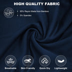 Bamboo Rayon Boxer Briefs 7 Pack for Men