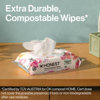 The Honest Company Hypoallergenic Multi-Use Baby Wipes for Sensitive Baby Skin, Pattern Play, 10 Count
