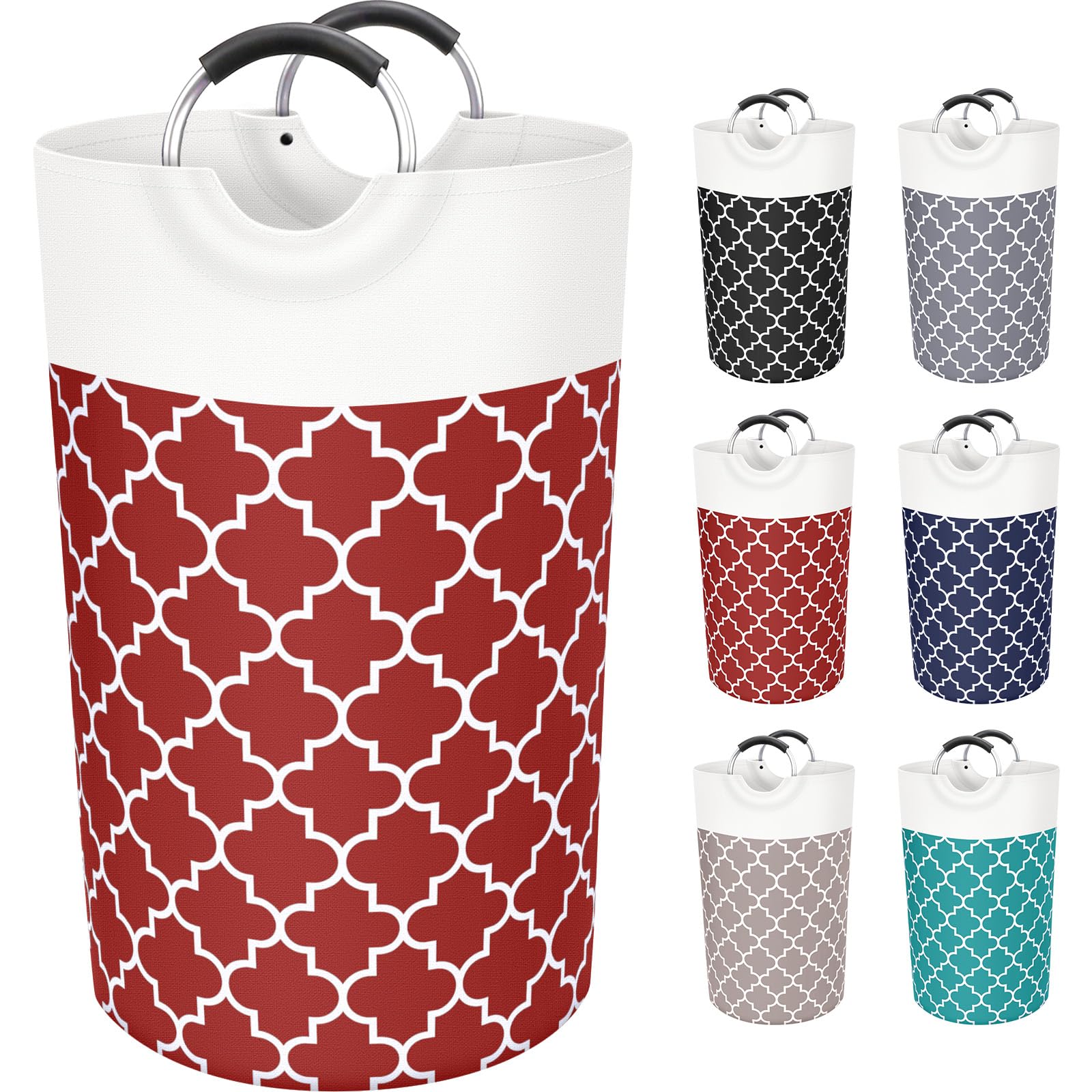 Collapsible Hamper Bag - Grey - Laundry Baskets by Handbags Specialist Headquarter | Available at Handbags Specialist Headquarter