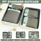 BAGAIL Expandable Travel Compression Cubes Set -  by Handbags Specialist Headquarter | Available at Handbags Specialist Headquarter